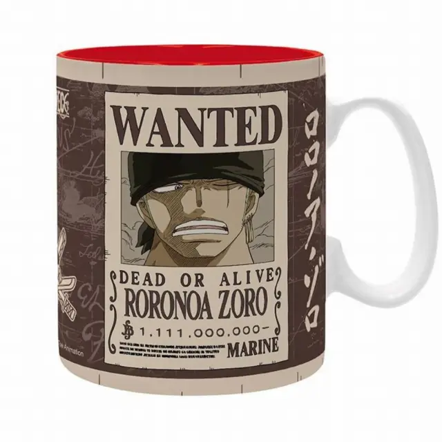 Abysse One Piece - Zoro Wanted Mug (460ml) (ABYMUGA582) 3