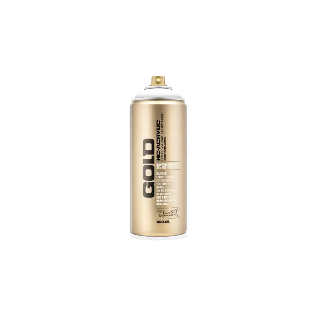 Montana Gold Spray Paint 400ml SHOCK 9100 White