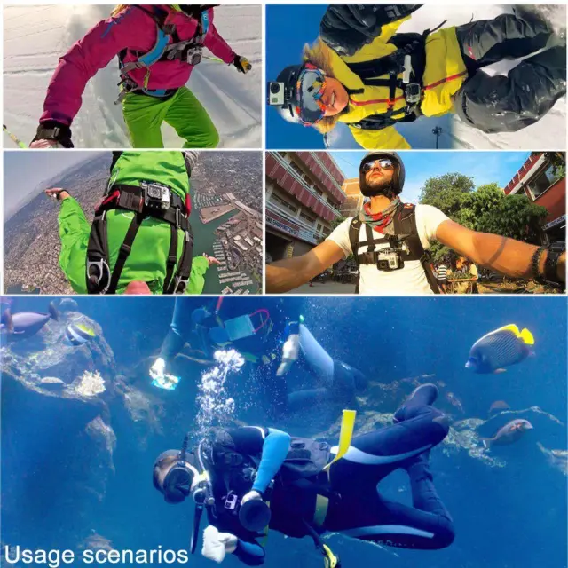 Puluz® PU26 Ρυθμιζόμενη Βάση Στήθους για GoPro και άλλες Action κάμερες (714046467252) 2
