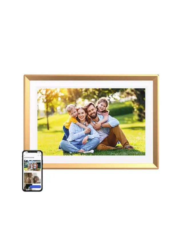 Arzopa Ψηφιακή Κορνίζα με Οθόνη Αφής 10.1" με WiFi Μπεζ 5907085525068