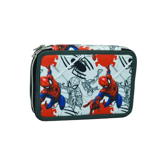 Gim Γεμάτη Κασετίνα με 2 Θήκες: Spiderman Spider Wall 2