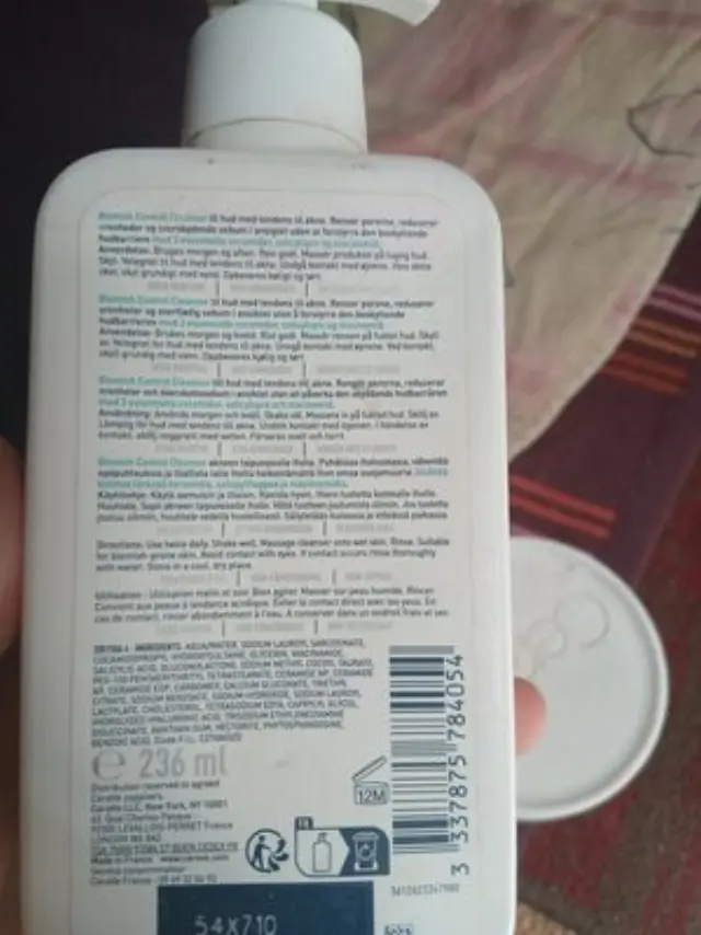 CeraVe Blemish Control Cleanser Gel Καθαρισμού Προσώπου Για Δέρμα Με Τάση Ακμής 236ml280324170190728032617010172803261701017 2