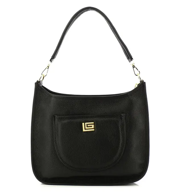 Τσάντα δερμάτινη GUY LAROCHE 733 Μαύρο