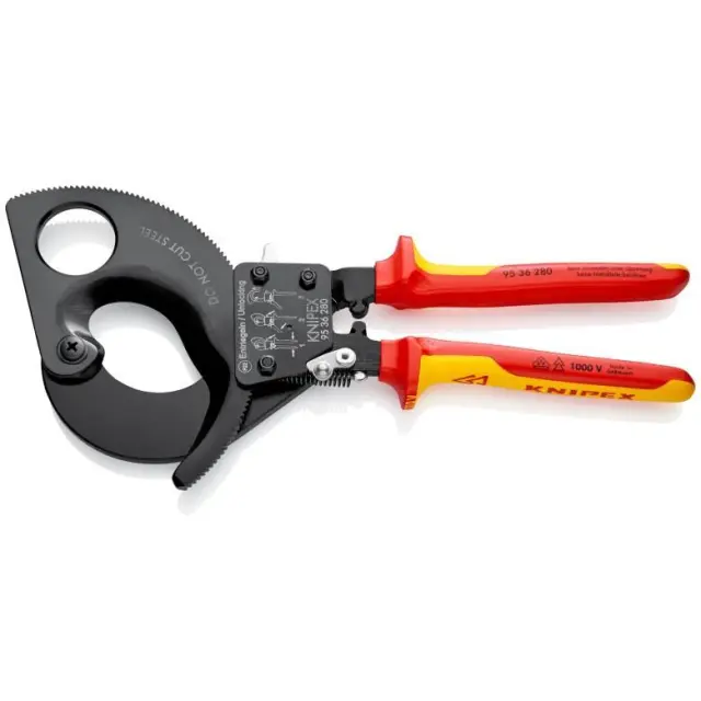 Knipex 9536280 - Κόφτης καλωδίων με λειτουργία καστάνιας No280mm