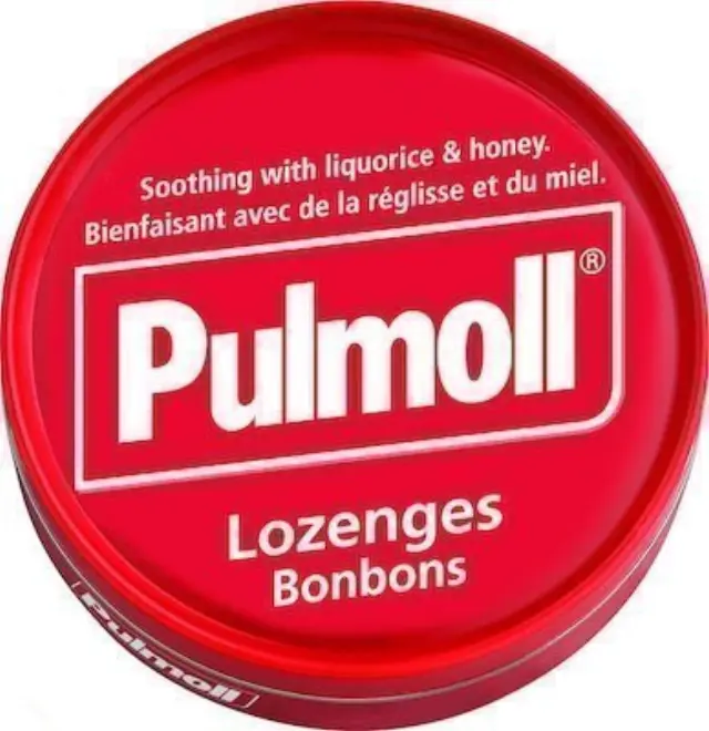 Pulmoll Classic Καραμέλες για Ξηρό και Παραγωγικό Βήχα χωρίς Γλουτένη Μέλι & Γλυκόριζα 75gr