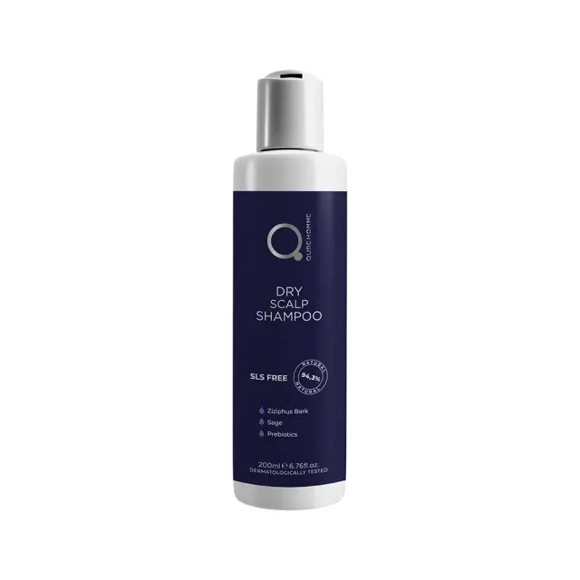 Dry Scalp Shampoo 200ml SLS Free by QureHomme: Βαθιά Ενυδάτωση & Ανακούφιση για το Τριχωτό του Άνδρα! ��