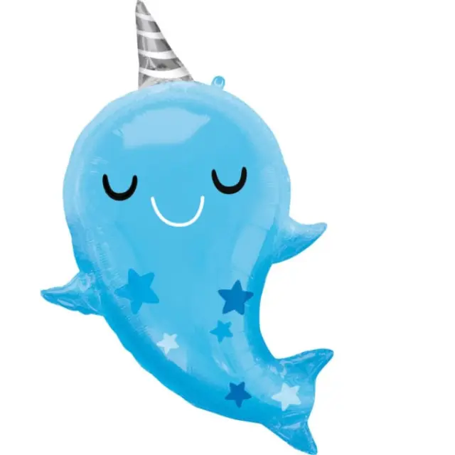 Μπαλόνι Φοιλ Σχήμα Baby Narwhal 66 x 76 εκ