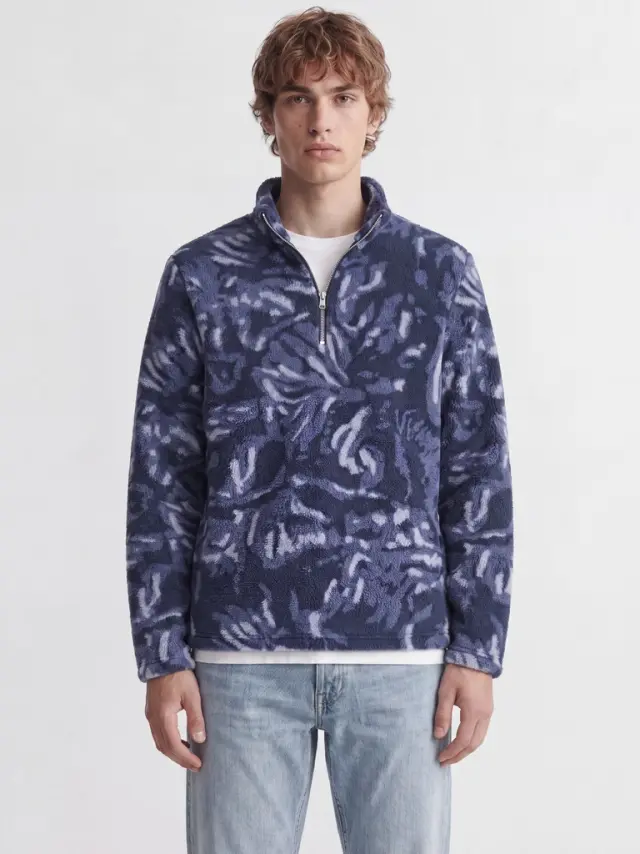 JORSALAMANCO TEDDY SWEAT HIGH NECK - Sky Captain 2
