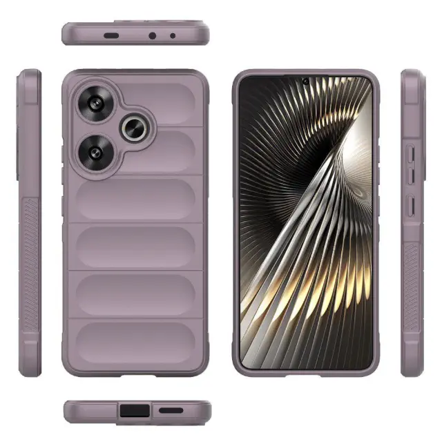 Rugged Anti Scratch Θήκη για Xiaomi Poco F6 5G- Light Purple OEM 2
