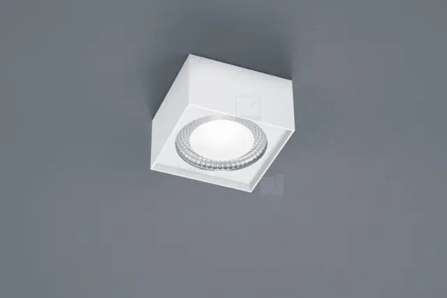 Τετράγωνο Φωτιστικό Οροφής KARI LED Λευκό Ματ 12W 2700K IP30 Άσπρο