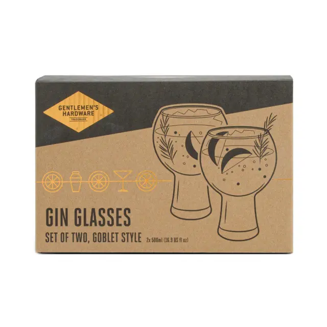 Gentlemen's Hardware® Set 2 Ποτήρια για Gin