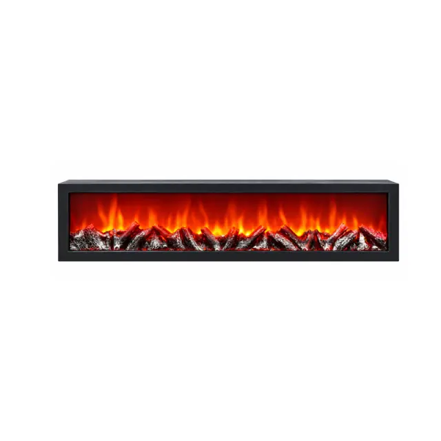 Διακοσμητικό Τζάκι LED με Εφέ Φλόγας 99x27,5cm - Decorative LED Fireplace with Flame Effect 99x27.5cm 094024 2