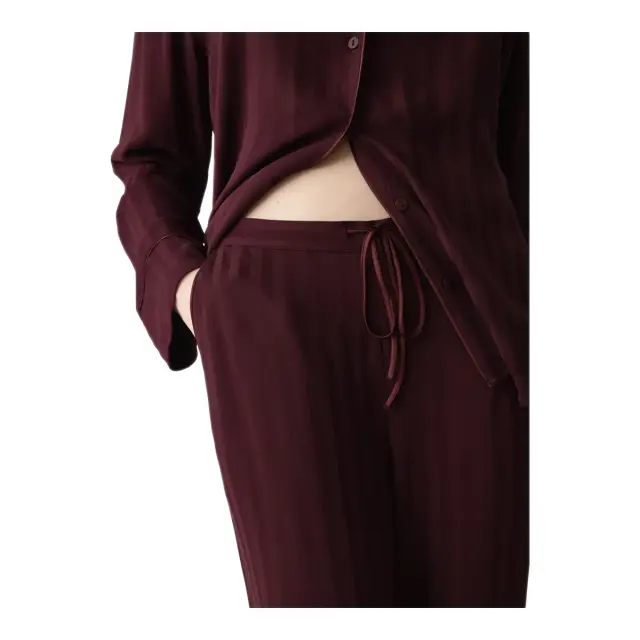 Triumph Γυναικεία Πυτζάμα Amourette Jacquard PW, Χρώμα Claret 3