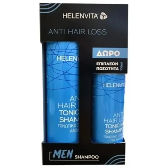 Helenvita Promo Anti Hair Loss Tonic Men Shampoo, 200ml + Δώρο επιπλέον ποσότητα, 100ml