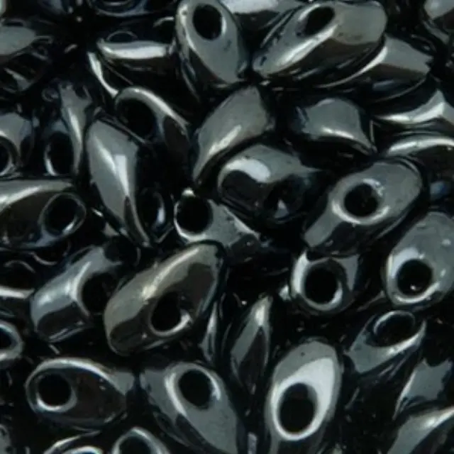 Χάντρα Miyuki Long Magatama 4x7mm - LMA-451 - Gunmetal ~10gr