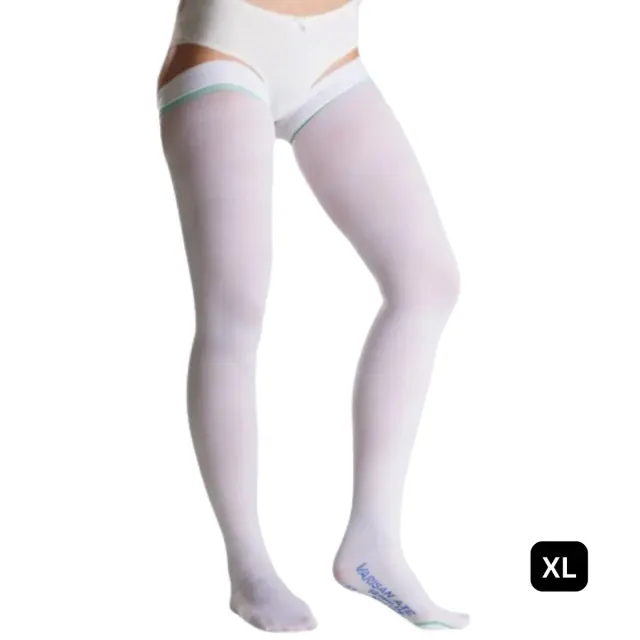 Varisan XL Κάλτσες Αντιθρομβωτικές Σταθερής Συμπίεσης Ριζομηρίου με Σιλικόνη 1 Ζευγάρι