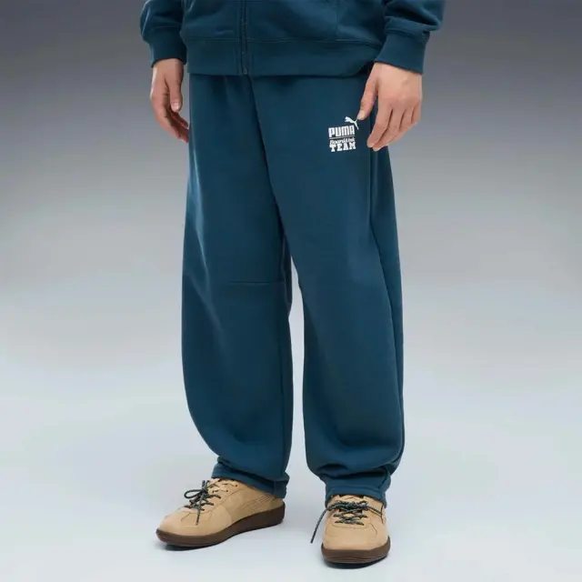 Puma Boy's Mid 90s Relaxed Barrel Sweatpants Πετρόλ 694668-36 (Puma)