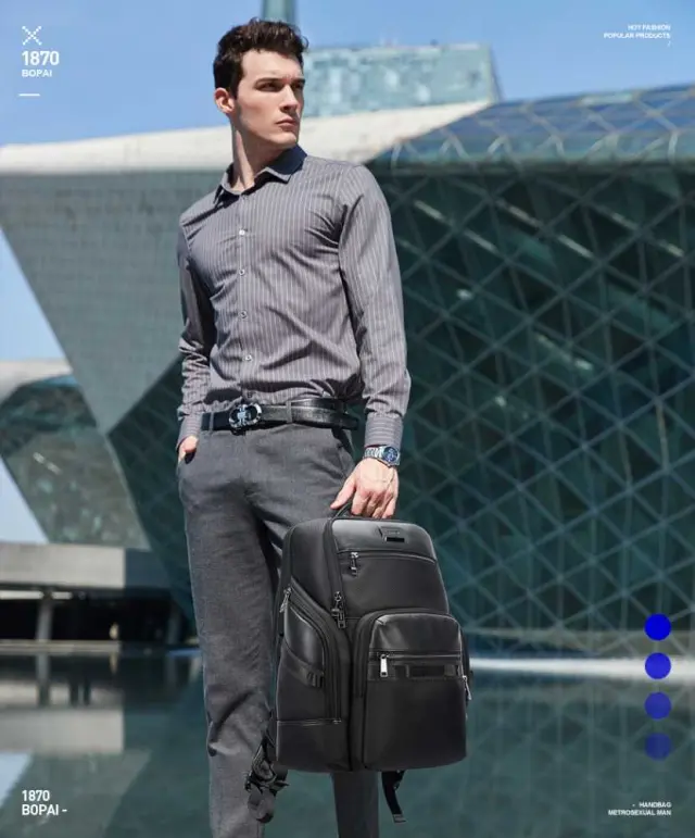 Backpack 26L Laptop 15,6 Bopai 61-126261 μαύρο - One Size 2
