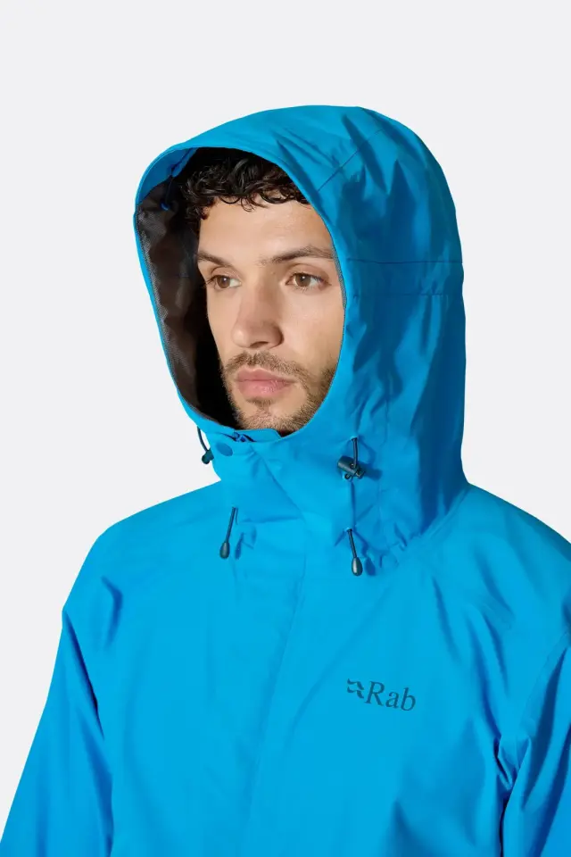 Rab Downpour Jacket Sage Ανδρικό Αδιάβροχο 20.000 HH - Large 3