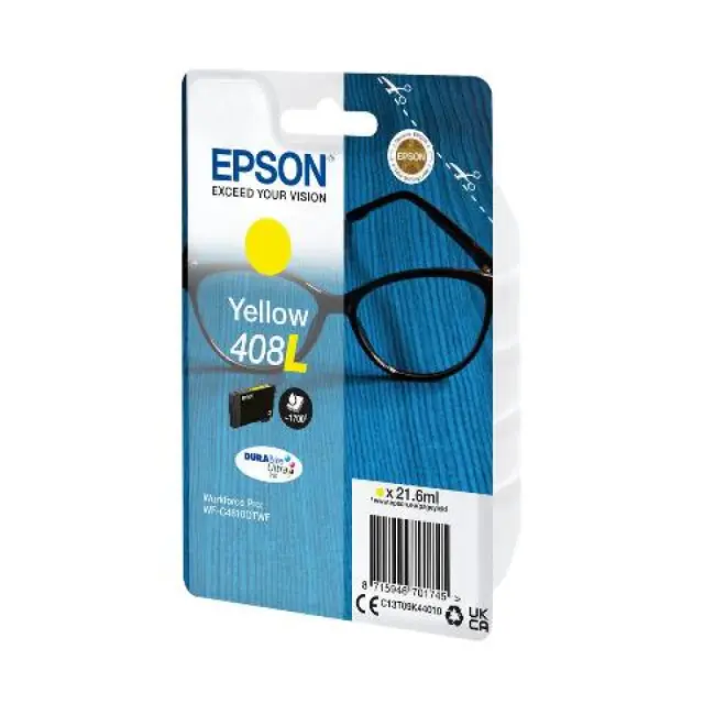 Epson 408L Γνήσιο Μελάνι Εκτυπωτή InkJet Κίτρινο (C13T09K44010)
