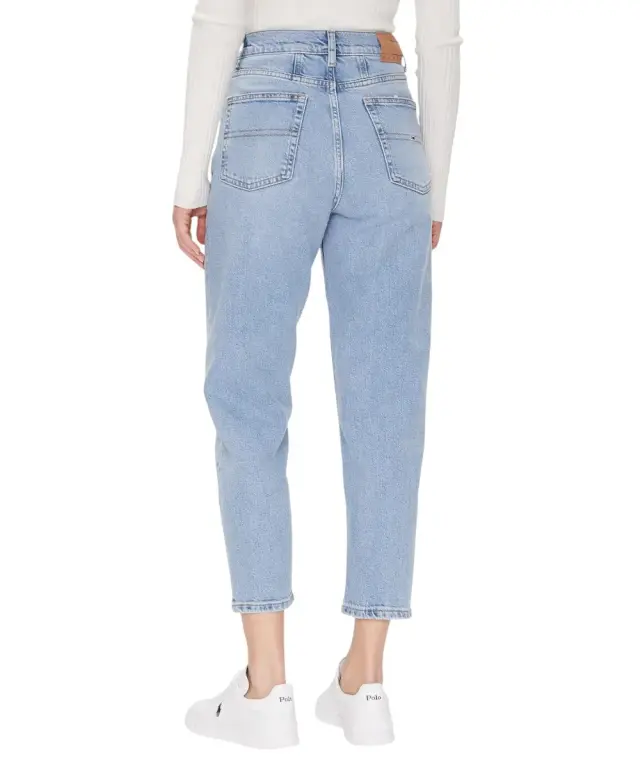 Tommy Hilfiger - Γυναικείο Jean Mom Uh Tpr DW0DW20041-1AB Μπλε 3