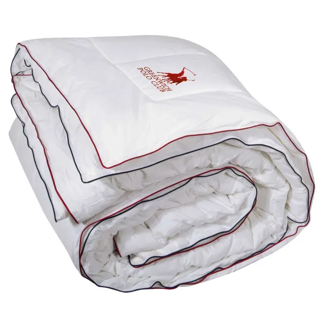 Πάπλωμα 240x260 King Size 4 Seasons Premium Greenwich Polo Club 2348 Λευκό 100% βαμβακερό