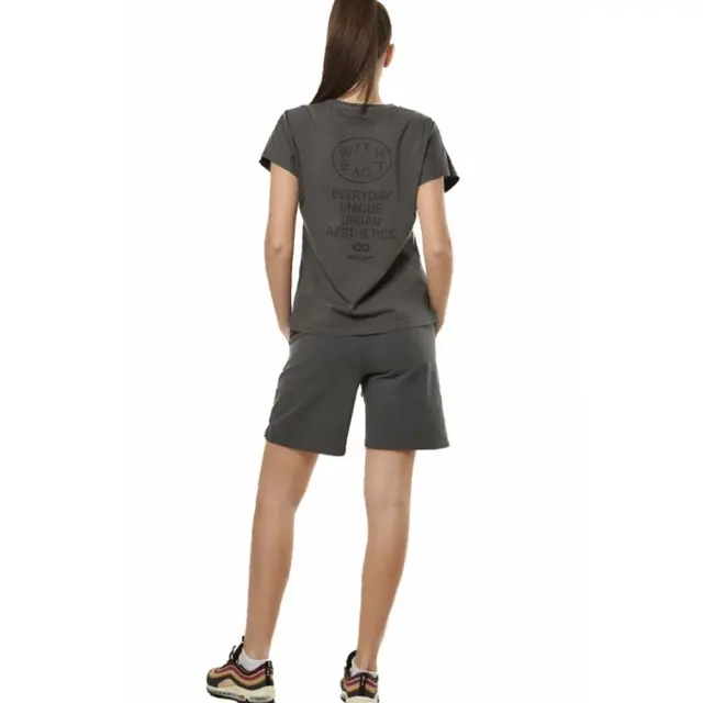 Body Action Women's Natural Dye Shorts Ανθρακί 031525-03F (Body Action) 3