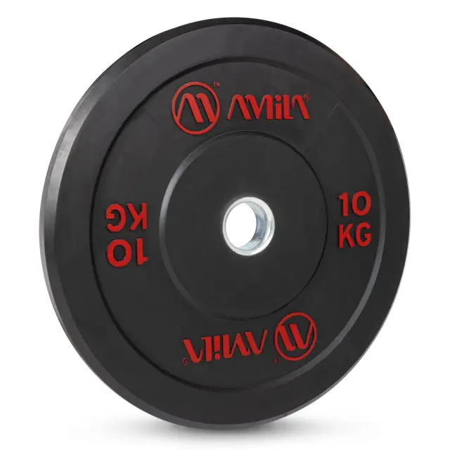 Δίσκος AMILA Black R Bumper Slim 50mm 10Kg (84832) 2