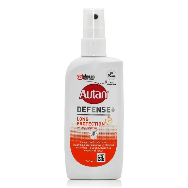 Autan Defense Long Protection Άοσμη Εντομοαπωθητική Λοσιόν σε Spray Κατάλληλη για Παιδιά 100ml