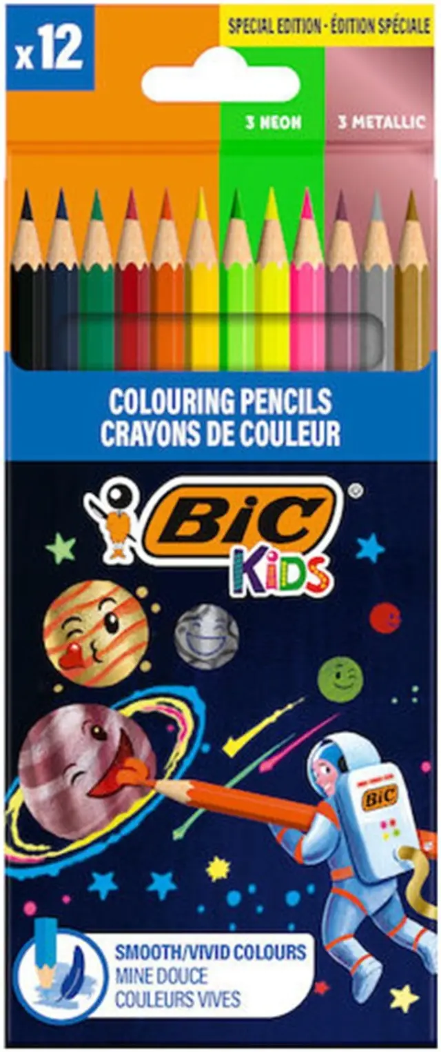 Bic Kid Cosmo Ξυλομπογιές 12τεμ Special Edition / 301839 (Bic)