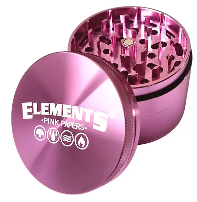 Elements Grinder Τρίφτης Pink 63mm Aluminium - 4 Parts 2