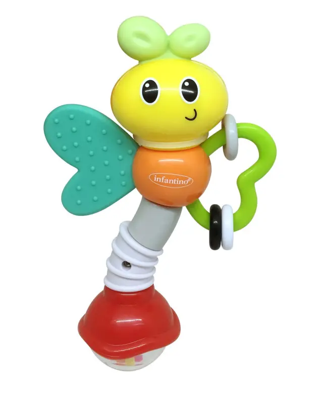INFANTINO RATTLE & TEETHER LOVE BUG