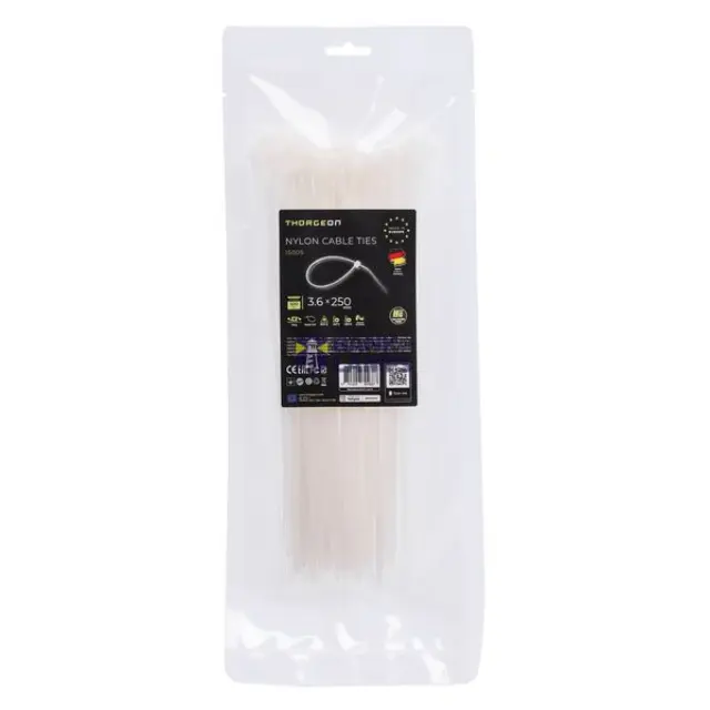 Ties 3.6x250 White (100 pcs)