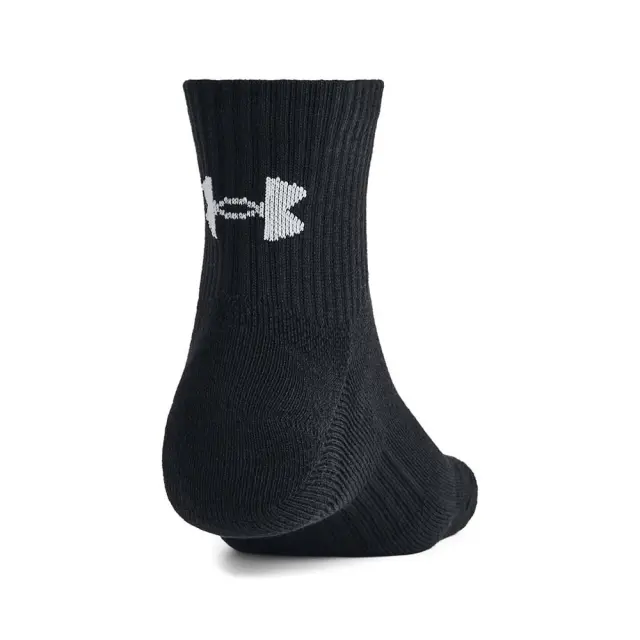 Under Armour Unisex Performance Tech 3 Pack Quarter Socks Μαύρο 1386372-001 (Under Armour) 3