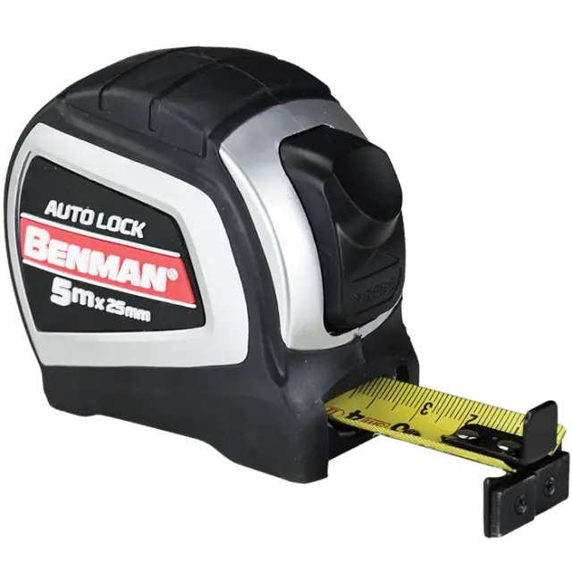 ΜΕΤΡΟΤΑΙΝΙΑ ΜΑΓΝΗΤΙΚΗ AUTO LOCK 8MX25MM BENMAN 70963