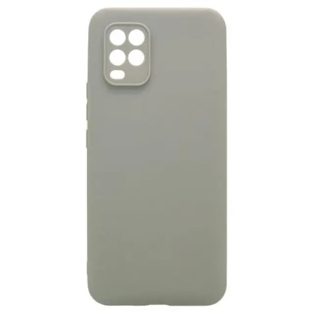 Θήκη Soft TPU inos Xiaomi Mi 10 Lite S-Cover Γκρι N51495