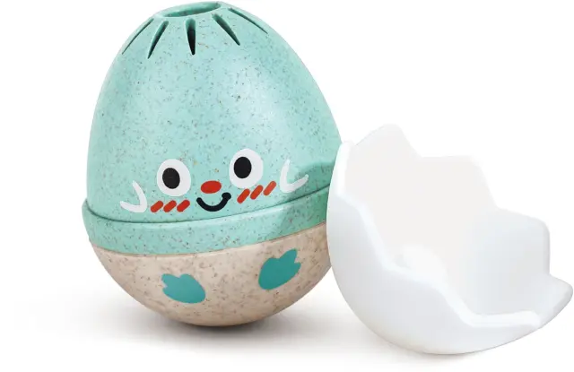 Hape Early Explorer Ξύλινη Κουδουνίστρα happy Hatchlings Wobble Rattles 3