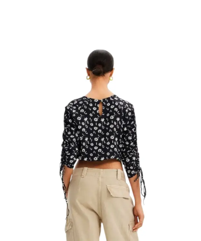 Desigual - Γυναικεία Μπλούζα Clark 23SWBW16-5010 Μαύρο 2