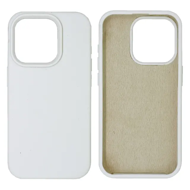 Θήκη Ancus Silicon Liquid για Apple iPhone 15 Pro Λευκό