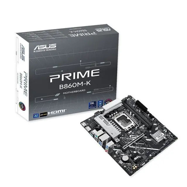 Asus Prime B860M-K Motherboard Micro ATX με Intel 1851 Socket 90MB1JT0-M0EAY0