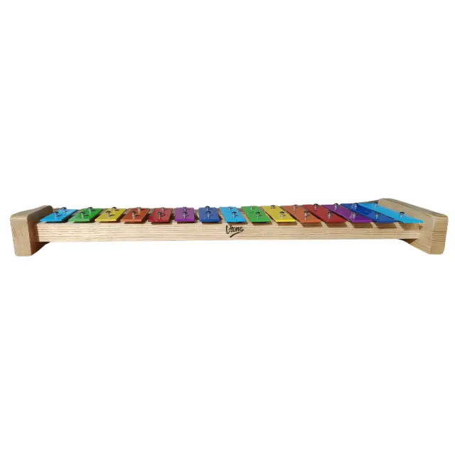 V-TONE DC15 xylophone diatonic bells 15 tones colorful for school wooden mallets set for children 2