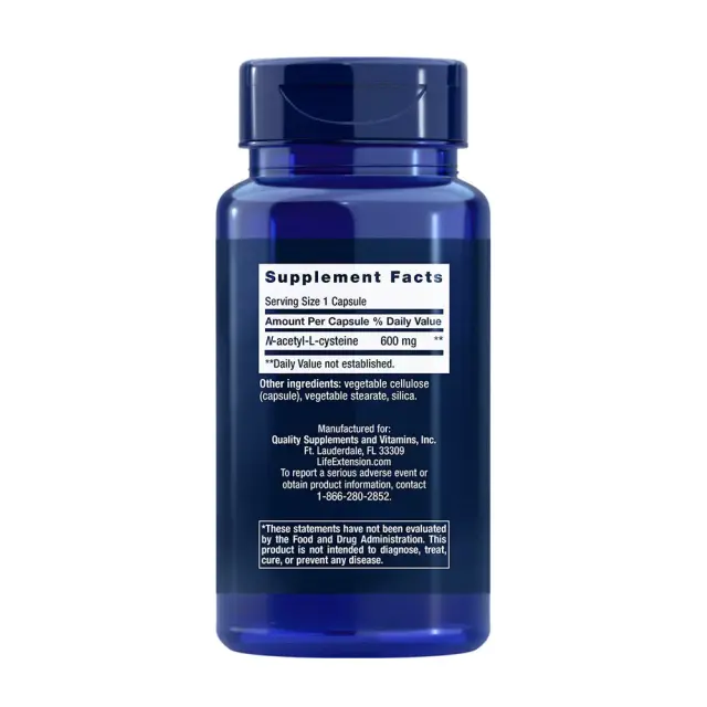 Life Extension N-Acetyl-L-Cysteine 600 mg 2