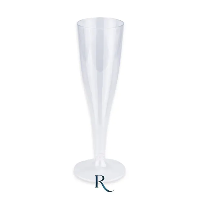 6 Flute Ποτήρια Επαναχρησιμοποιήσιμα / 140 cc Crystal