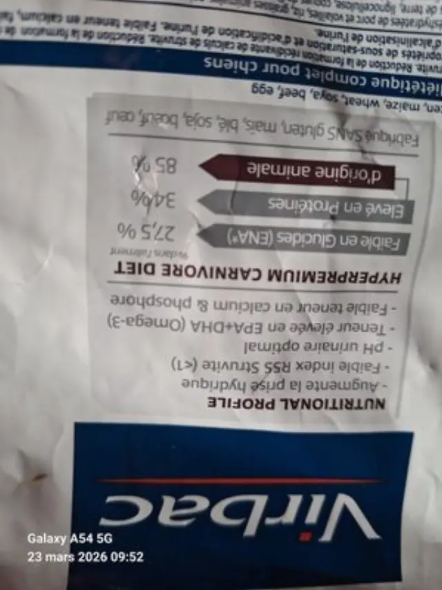 Virbac Dog Urology Dissolution & Prevention Ξηρά Τροφή Σκύλου 3kg 3