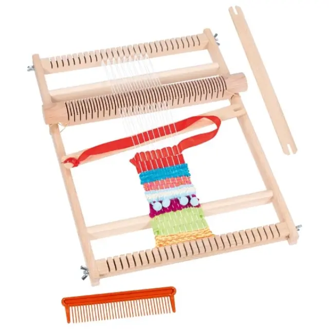 Goki School Weaving Loom Ξύλινος Σχολικός Αργαλειός 25 cm (4+ ετών) 58288 2