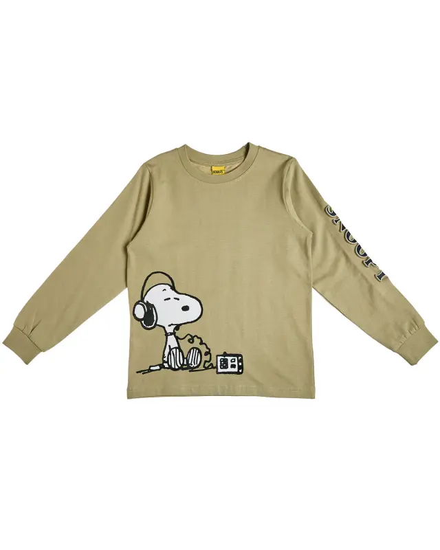 Μπλούζα Snoopy με ανάγλυφα γράμματα