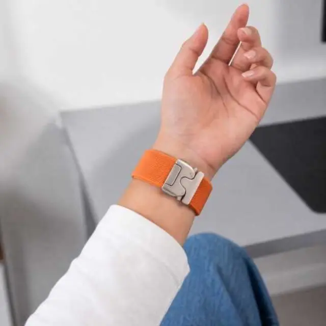 Tech-protect Nylon Clasp Samsung Galaxy Watch 8 / 9 / Classic (40 / 44 / 46 Mm) Orange 3