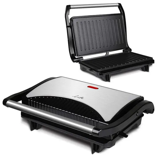 Τοστιέρα με grill πλάκες, 700W.
