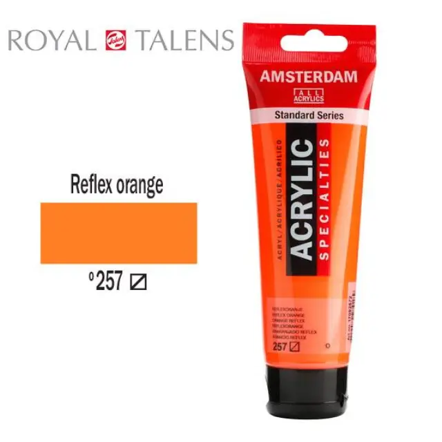 Ακρυλικό Talens Amsterdam 120ml 257 Reflex Orange