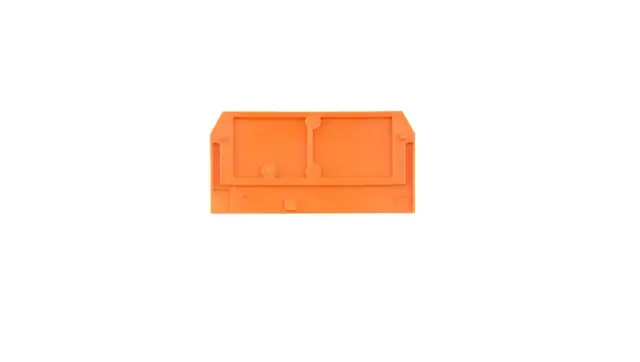 End and intermediate plate 2.5 mm thick orange